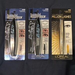 L'Oreal Mascara Collection - Black and Gold Packaging